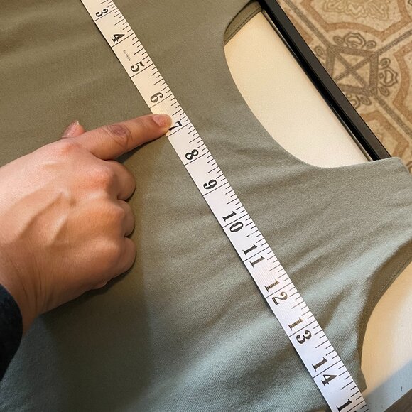 Everlane Sage Green Midi Dress - Picture 4 of 10